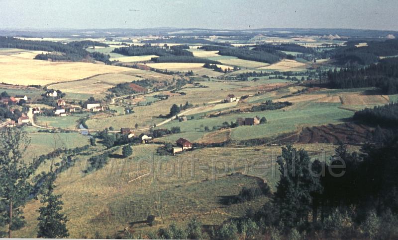 001 (11).jpg - Ortsansicht vom Juljus-Mosen-Turm, im Tal die Trieb und der Verlauf der "neuen" Straße nach Möschwitz